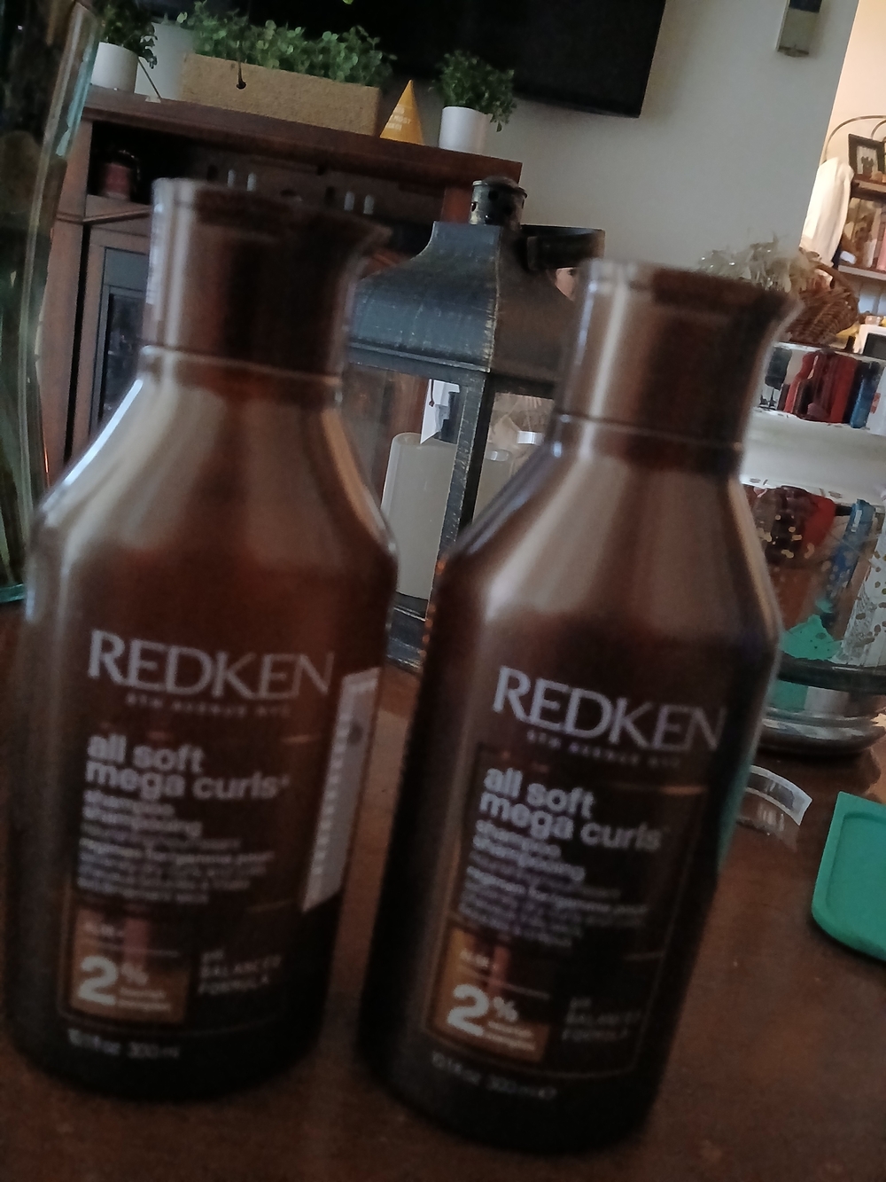 Redken All Soft Mega Curls Shampoo - Brown Bottles